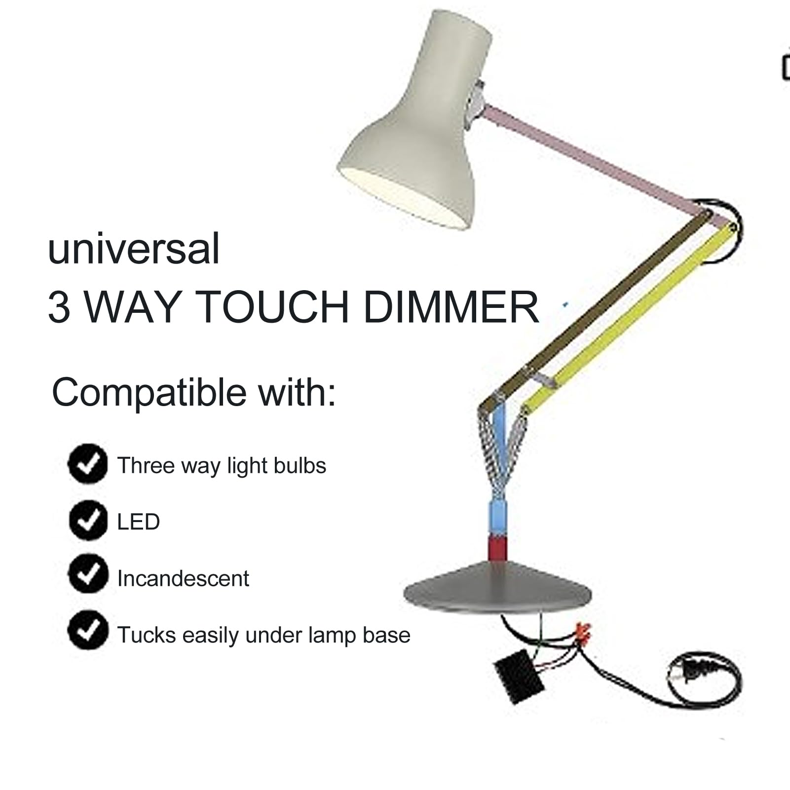 Amazon.co.jp: 3ウェイタッチセンサー調光器 タッチランプ修理